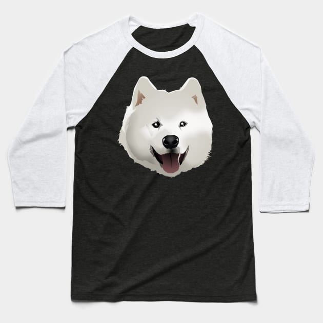 samoyed is my spirit dog Baseball T-Shirt by k4k7uz